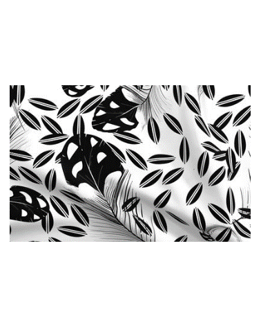 Parure de lit percale de coton-motif Plume-